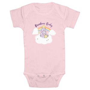 Infant's Care Bears Share Bear Rainbow Baby Bodysuit - 1 of 3