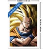 Trends International Dragon Ball Z: Cell Saga - Goku Super Saiya Framed Wall Poster Prints - 3 of 4