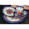 Blue Rose Polish Pottery Zaklady Dinnerware (16 PC) - 2 of 2