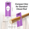 Unique Bargains Closet Sorting Separator Hanging Clothes Dividers Label 40 Pcs 8 Sizes - 2 of 3