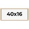 PosterPalooza | Panoramic Classic Modern Yellow Frame - UV Acrylic, Foam Board Backing, Hanging Hardware - 2 of 4