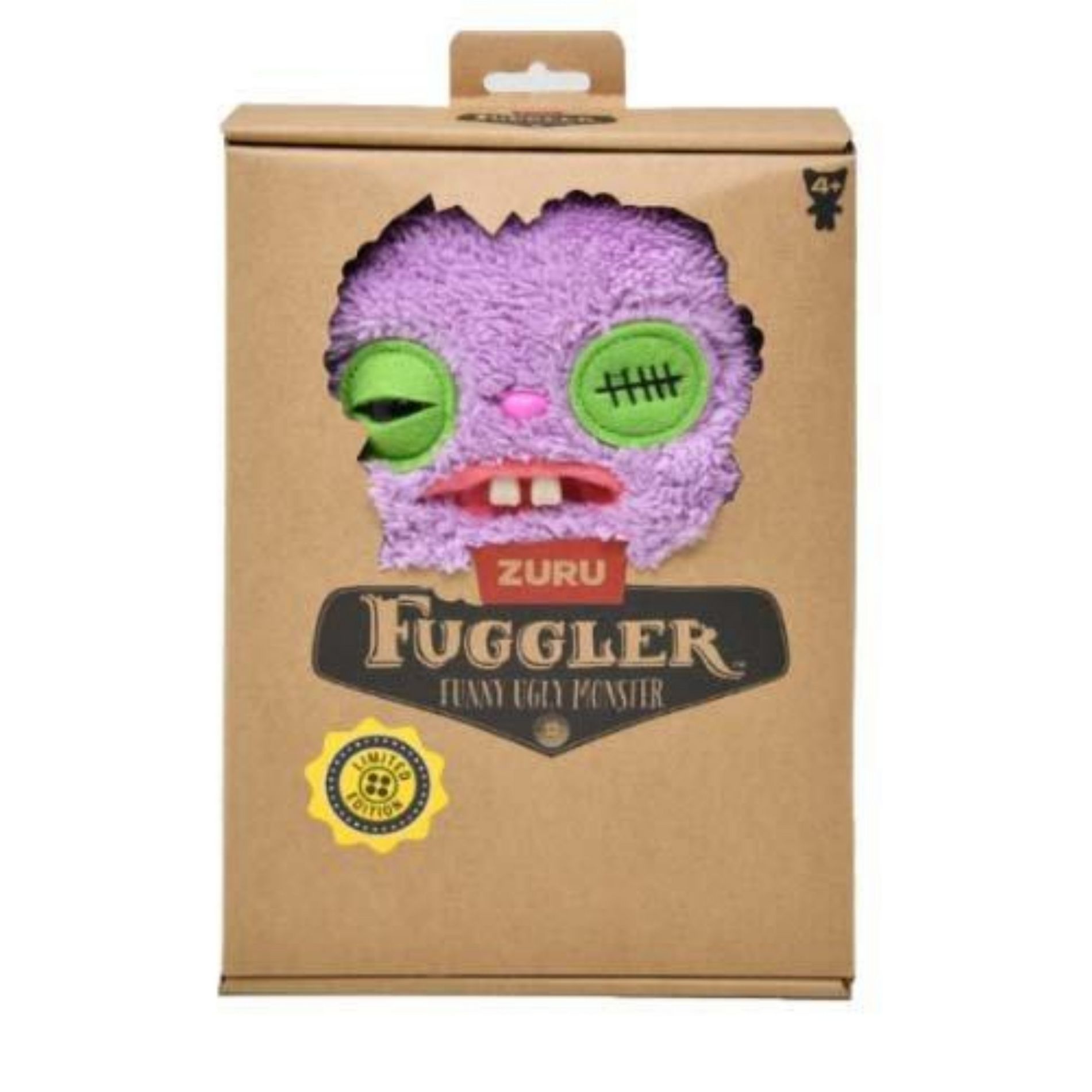 Zuru Fuggler Limited Edition Light Purple Funny Ugly Monster Plush Toy 9 Inch