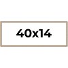 PosterPalooza | Panoramic Minimalist Silver Picture Frame - UV Acrylic, Foam Board Backing, Hanging Hardware - 2 of 4