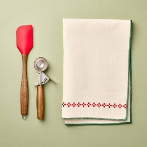 3pc Baking Bundle Spatula with Cookie Scoop and Kitchen Towel - Hearth & Hand™ with Magnolia - 1 of 3
