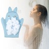 Unique Bargains Double Side Cartoon Shower Gloves for Bathroom 9.65"x7.28" 1 Pc - 2 of 4