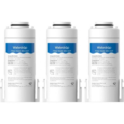 Waterdrop 3pk Replacement Filters for Electric Water Filter Pitcher