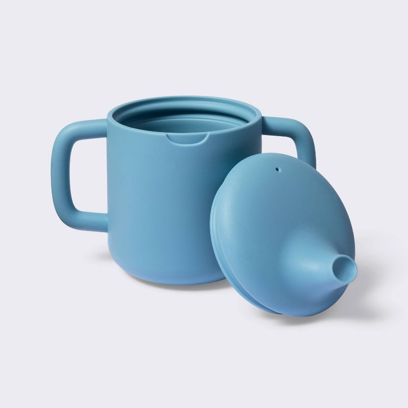 8oz Silicone Sippy Cup - Blue - Cloud Island&#8482;, 4 of 6