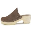 DARCIE Suede Clogs Heels Mules Women - 2 of 4