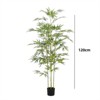 Artificial Bamboo Tree, Faux Bamboo Plants in Pot, Fake Bamboo Plant with Trunk and Lifelike Leaves, Floor Greenery Artificial Plant for Home - 2 of 4