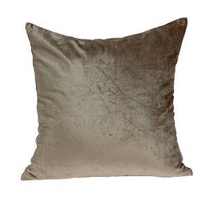 Parkland Collection,Druzy Taupe Solid Throw Pillow - 1 of 4