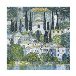 Trademark Fine Art - Gustav Klimt  Klimt Coastal Villages I Canvas Art - 1 of 4