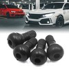 Unique Bargains Tubeless Wheel Tyre Tire Valve Stem for Truck Car Auto 35mm Length Black 4pcs - 2 of 4