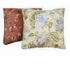 Greenland Home Fashions 0407ADECP Antique Chic Multi Dec. Pillow Pair - 2 of 4