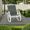 Kozyard Outdoor Patio Rocking Sling Chair – Featuring a Powder-Coated Aluminum Frame and Breathable Mesh Fabric, Ideal for Patio, Porch, Yard - 2 of 4