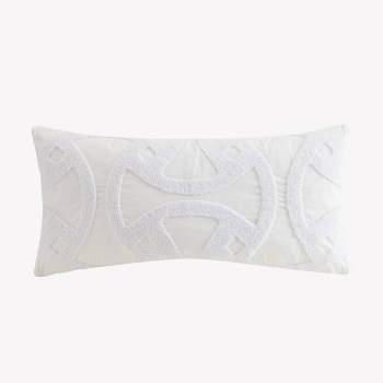 Santorini Tufted Decorative Pillow White - Trina Turk