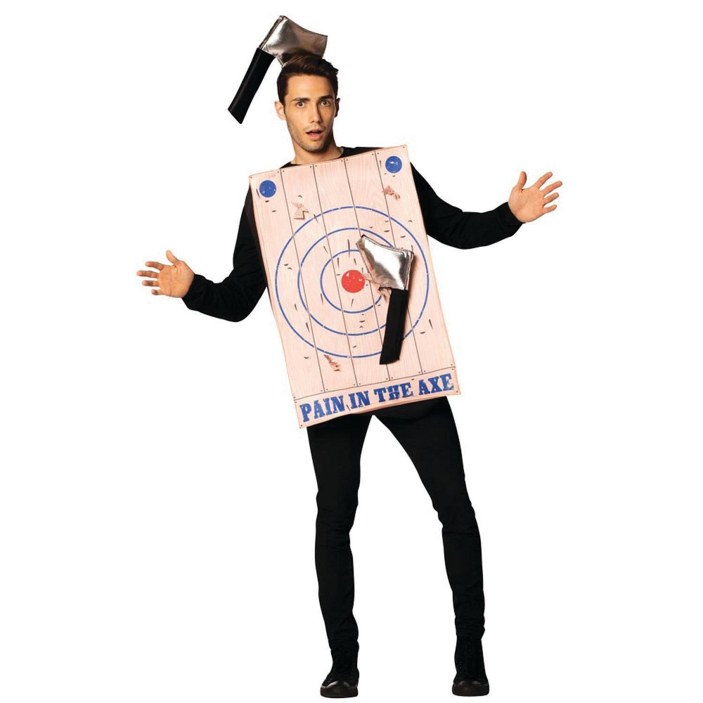 Imposta Costumes Adult Axe Throwing with Headband Costume Bodysuit Tan One Size