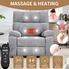 Power Lift Recliner Chair with Heat and Massage for Elderly, Large Electric Dual Motor Recliner Chair with Cup Holder, Infinite Position - Koiai - 2 of 4