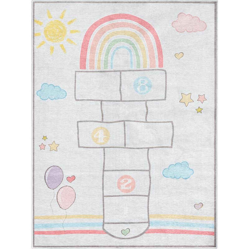 Well Woven Hopscotch Area Rug Playmat Apollo Kids Collection, 1 of 9