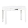 Vynxaria Wooden Writing Desk with Drawer in White Finish 1pc Storage Solution for Home Office Dorm Small Workspaces - 4 of 4