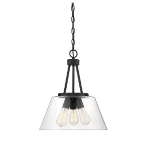 Savoy House Calhoun 3 - Light Pendant in  Matte Black - 1 of 4