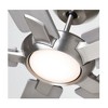 Dorian Eco 60" Ceiling Fan with Light, Premium DC Motor, 6-Speed Wall Control, Gray Solid Wood Blades, Brushed Steel - 3 of 4