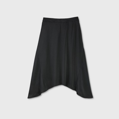 target black jean skirt