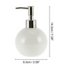 Unique Bargains Simple Round Soap Pump Dispenser for Bathroom 300ml  1 Pc - 4 of 4