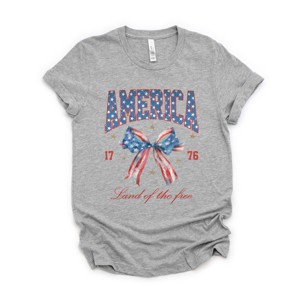 Simply Sage Market Coquette Vintage America Short Sleeve Tee - 1 of 4