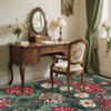Washable Area Rugs for Living Room, Vintage Floral Rugs with Non-Slip Backing - 3 of 4