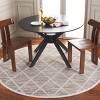 Mila MIL240 Power Loomed Indoor Area Rug - Beige/Ivory - 6'7" Round- Safavieh - 2 of 3