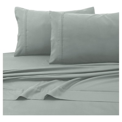 Microfiber Solid Deep Pocket Sheet Set (california King) Silver Gray ...