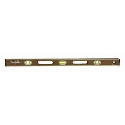 Bon Tool 11-427 Level - Brass Bound - 36-inch W/Hand Holes