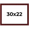 PosterPalooza | Weathered Red Picture Frame - UV Acrylic, Backing Board, Hanging Hardware Included - 2 of 4