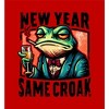 New Year Same Croak Adult Crew Neck Short Sleeve Tee - 2 of 2