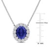 EVERLY JEWELRY | Sterling Silver Heart Pendant with Gemstone and Lab-grown Diamond – Multiple Stone Options - 3 of 4