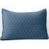 Lands' End Solid Diamond Double Voile Pillow Sham - 2 of 4