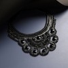 SOHI Women's Onyx Black Party Statement Necklace - 2 of 4