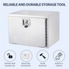 24 Inch Aluminum Underbody Truck Box, Storage Organizer Chest For Pick Up, Rv Trailer, Durable Truck Side Tool Box With T-Handle Lock and Keys - 3 of 4