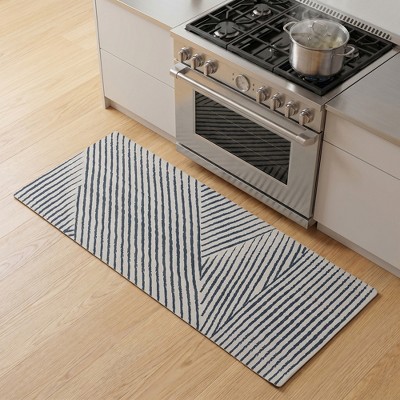 REGALWOVEN Geometric Anti Kitchen Mat with Non Slip Rubber Backing for ...