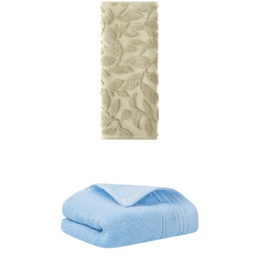 REGALWOVEN Absorbent Quick Drying Bathroom Hand Towels 14" x 30" 2 Pcs