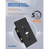 ELEGRP GFCI Outlet with Night Light, 15 Amp 125V Tamper Resistant Duplex wall outlet, Wall Plate included - 2 of 4
