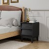 2 Set Nightstands Features Vintage-style and Bevel Design - 2 of 4