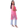 SYNCFUN Womens Halloween 1960DS 1970DS Groovy Pink Costumes with Accessories Set for Halloween Parties - 4 of 4