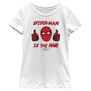 Girl's Marvel Spider-Man: No Way Home The Man T-Shirt - 1 of 4
