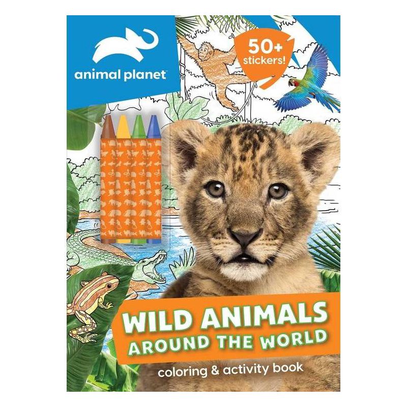 Animal Planet: Wild Animals Around the World Coloring and Activity Book - (Paperback), 1 of 6