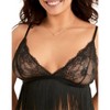 Adore Me Women's Charizma Babydoll Lingerie - 2 of 4