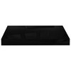 vidaXL Floating Wall Shelves 2 pcs High Gloss Black 15.7"x9.1"x1.5" MDF - 4 of 4