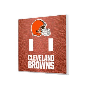 NFL AFC Teams Football Hidden-Screw Light Switch Plate for Double Toggle - 1 of 4
