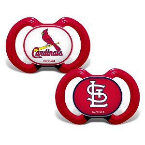 BabyFanatic Officially Licensed Pacifier 2-Pack - MLB St. Louis Cardinals - 1 of 4