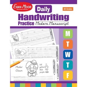 Daily Handwriting Practice: Modern Manuscript, Kindergarten - Grade 6 Teacher Edition - by  Evan-Moor Educational Publishers (Paperback) - 1 of 1
